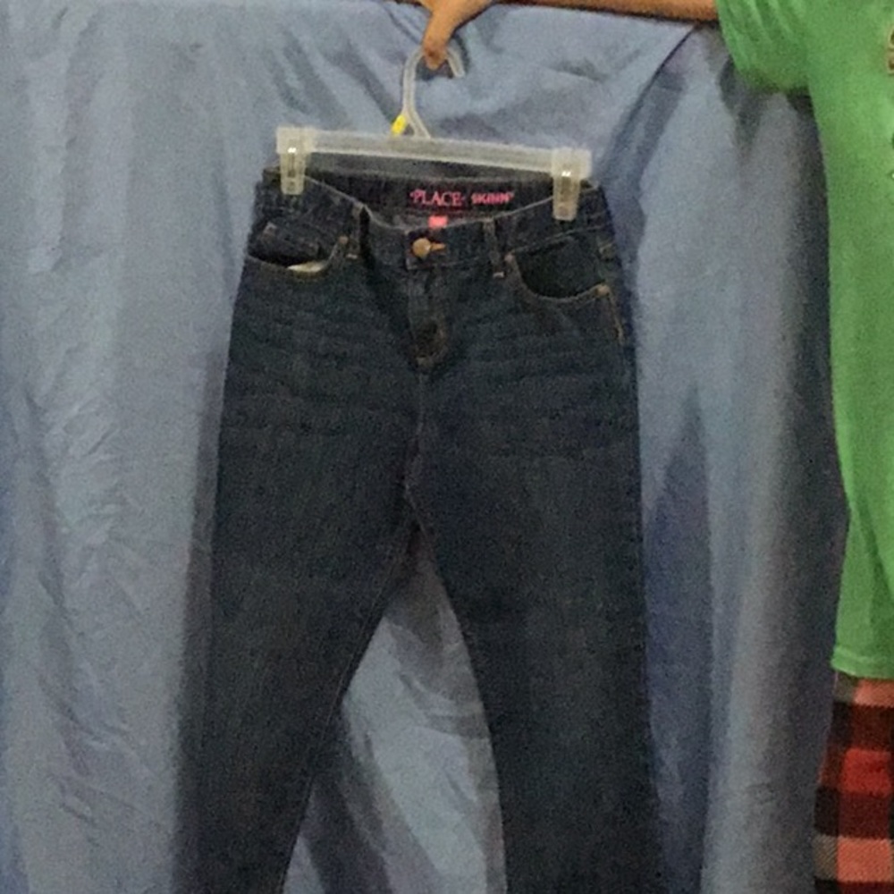 Girl’s stone washed jeans.
